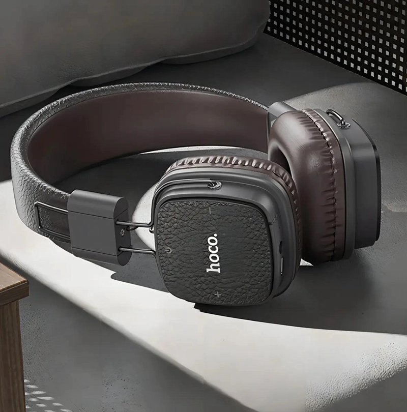 AUDIFONO INALAMBRICO 28HRS DE REPRODUCCION COLOR MARRON - 2