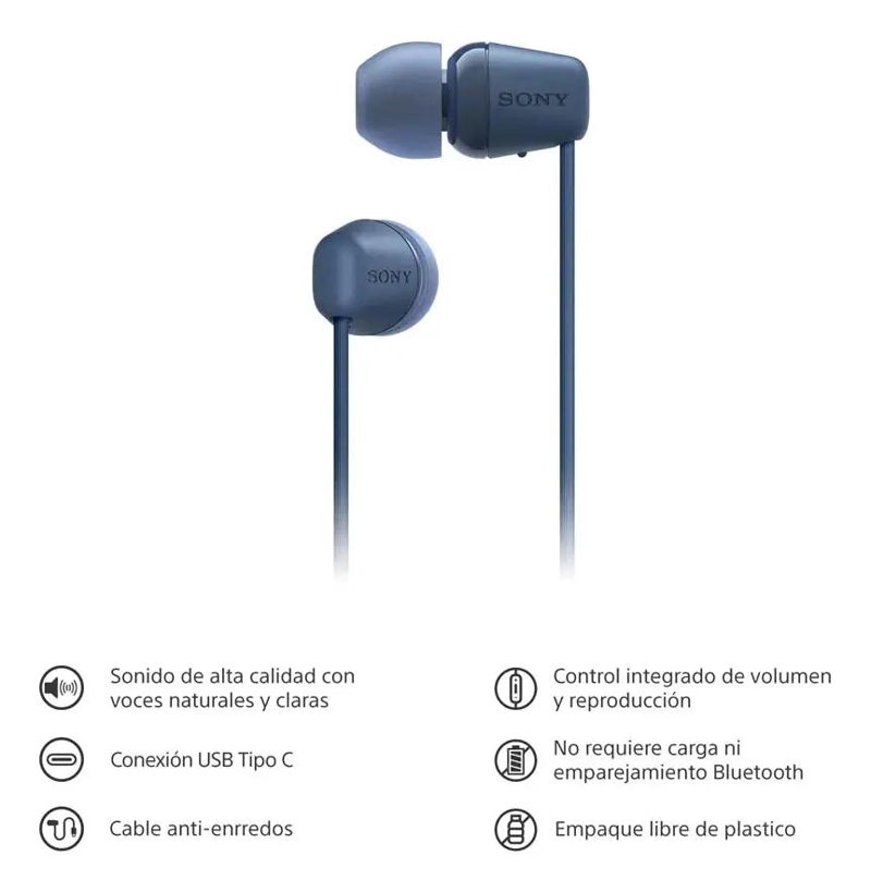 AUDIFONOS INTRAUDITIVOS CON CABLE USB-C - 2