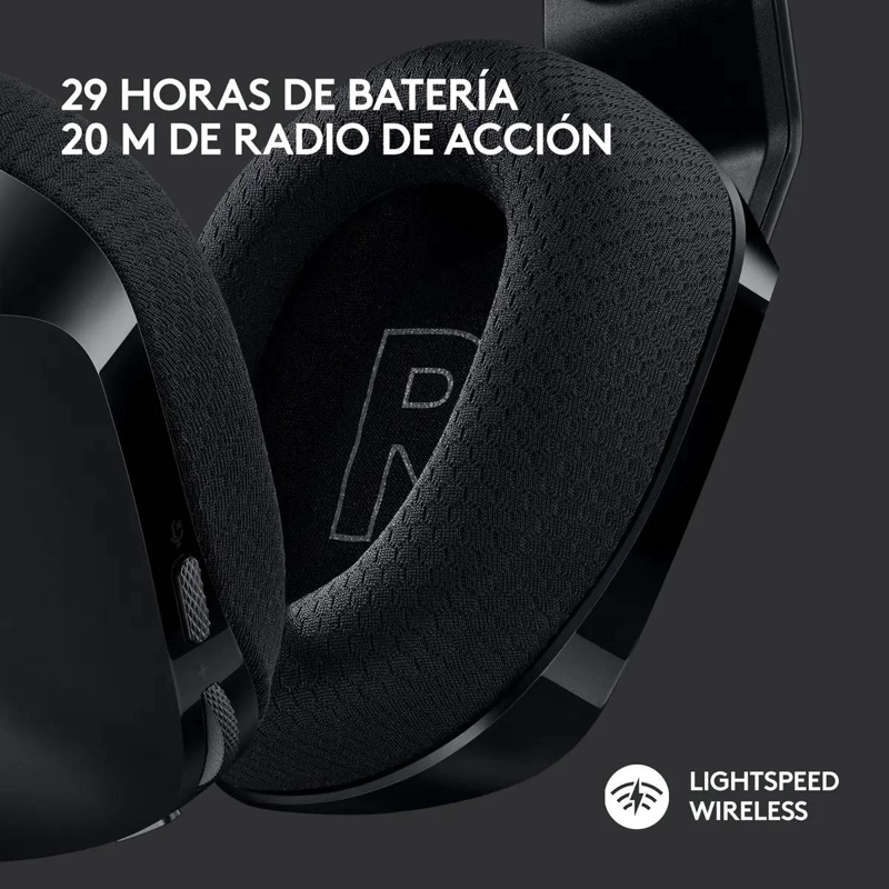 AUDIFONOS GAMER INALAMBRICOS RGB COLOR NEGRO - 3