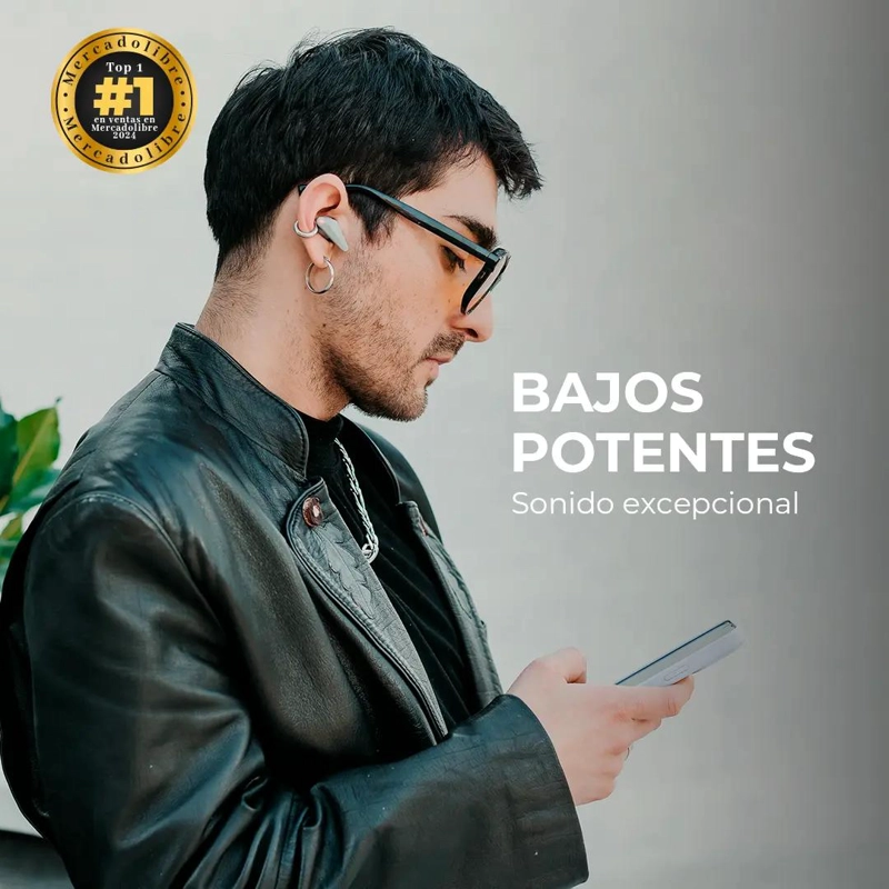 AUDIFONOS INALAMBRICOS BLUETOOTH COLOR CREMA - 3