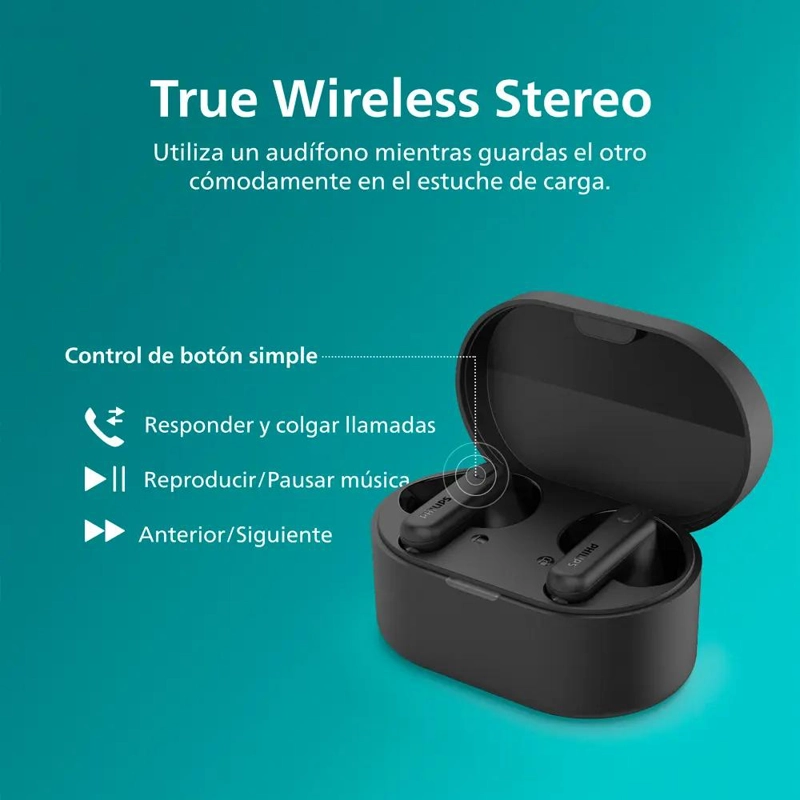 AUDIFONOS INALAMBRICOS BLUETOOTH TAT1138 NEGRO - 3