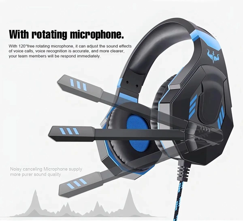 AUDIFONOS GAMER OVLENG P30 NEGRO 3.5MM - 3
