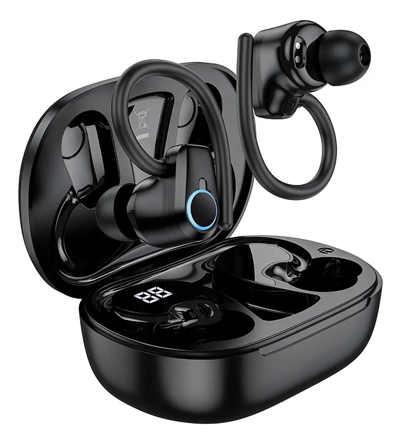 AUDIFONOS BLUETOOTH INALAMBRICOS TWS NEGRO - 1