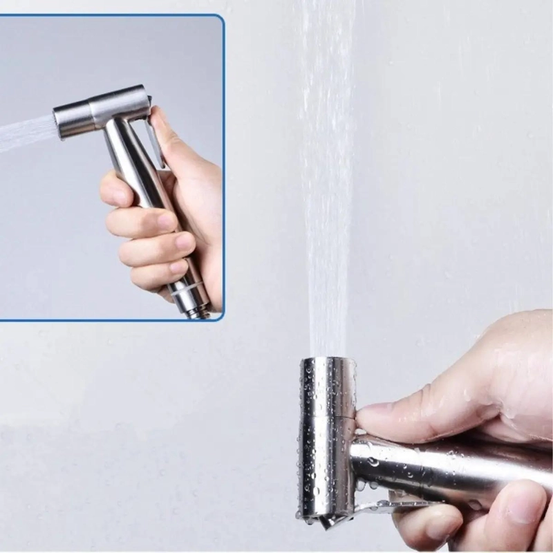 DUCHA BIDET KIT COMPLETO INODORO ACERO INOXIDABLE - 2