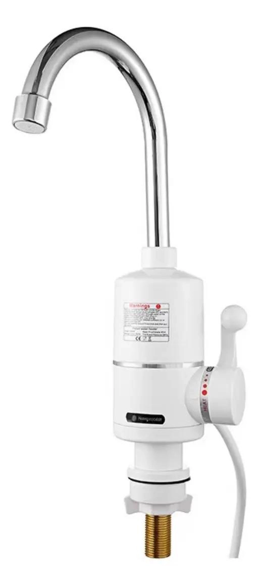 LLAVE GRIFO AGUA CALIENTE ELE CTRICA BLANCO - 1