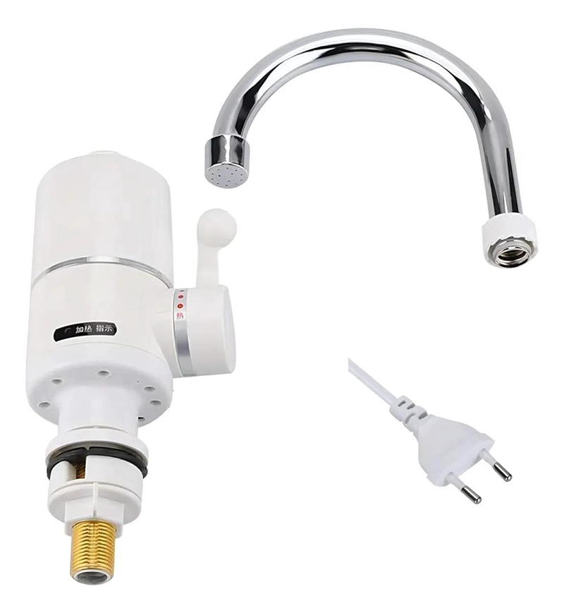 LLAVE GRIFO AGUA CALIENTE ELE CTRICA BLANCO - 3