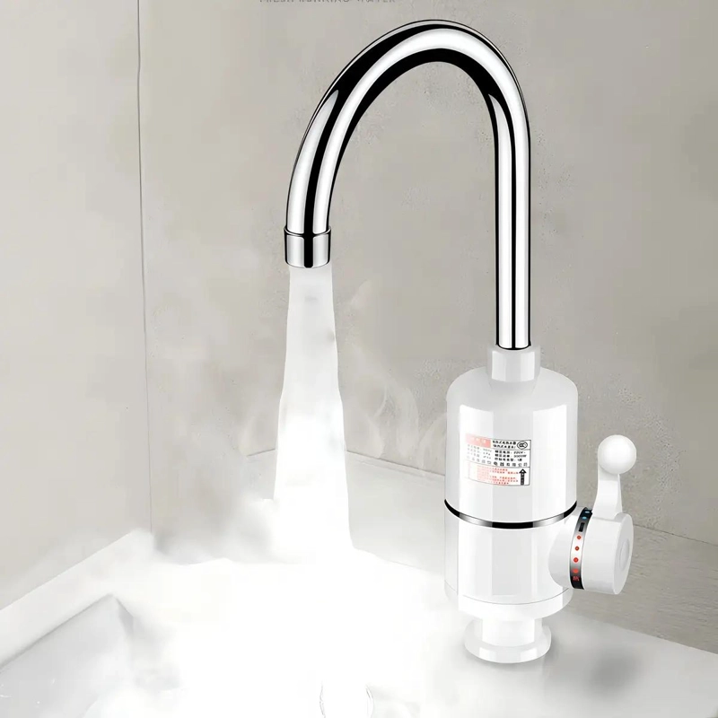 LLAVE GRIFO AGUA CALIENTE ELE CTRICA BLANCO - 4