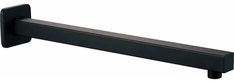BRAZO DUCHA 40 CM ACERO INOXIDABLE NEGRO - 1