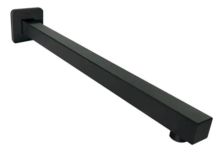 BRAZO DUCHA 40 CM ACERO INOXIDABLE NEGRO - 2