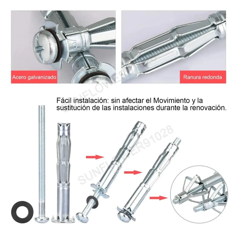 PISTOLA DE ANCLAJE PARA PARED HUECA 90 PIEZAS - 4