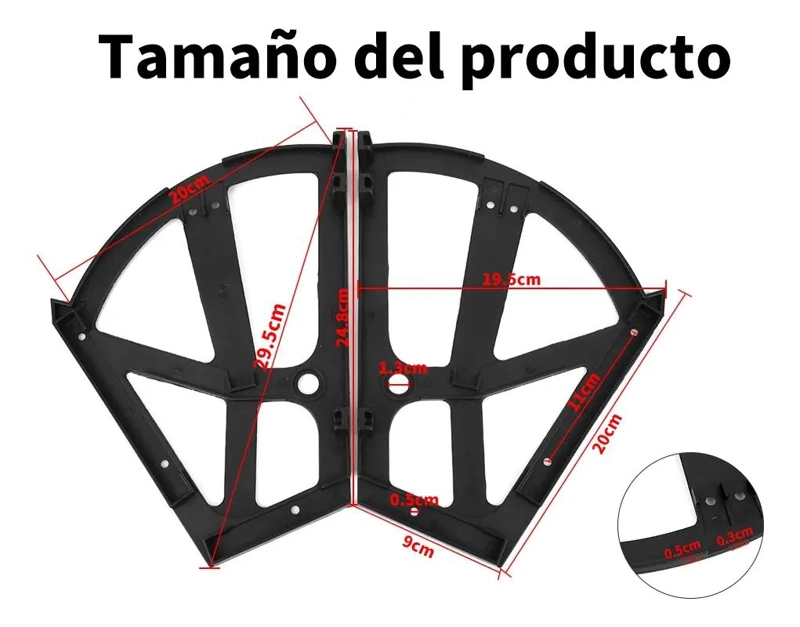 BISAGRAS PARA CAJONES DE MUEBLE ZAPATERO, 8 PIEZAS RESISTENTES - 2