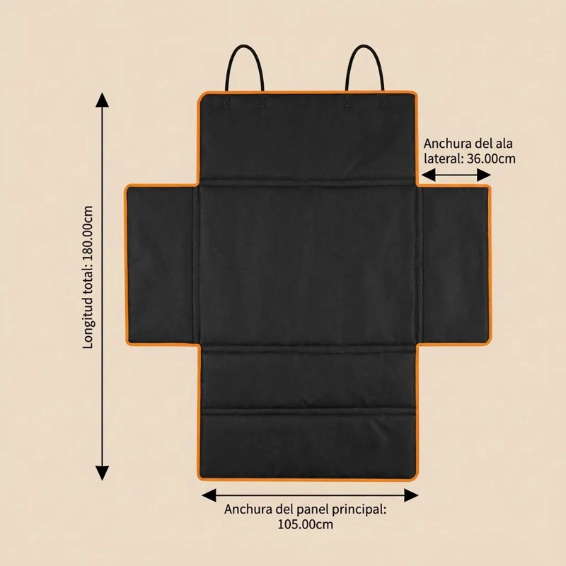 CUBRE MALETERO IMPERMEABLE UNIVERSAL PARA MASCOTAS - 3