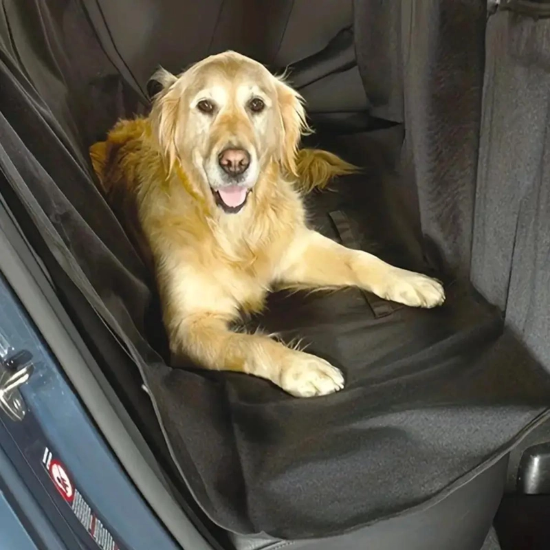FUNDA CUBRE ASIENTO PARA MASCOTAS AUTO GRANDE - 5
