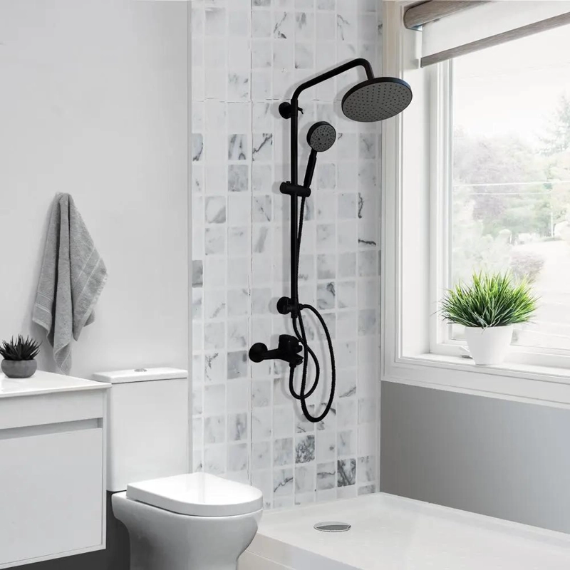 COLUMNA DE DUCHA VENTI NEGRO MATE - 2