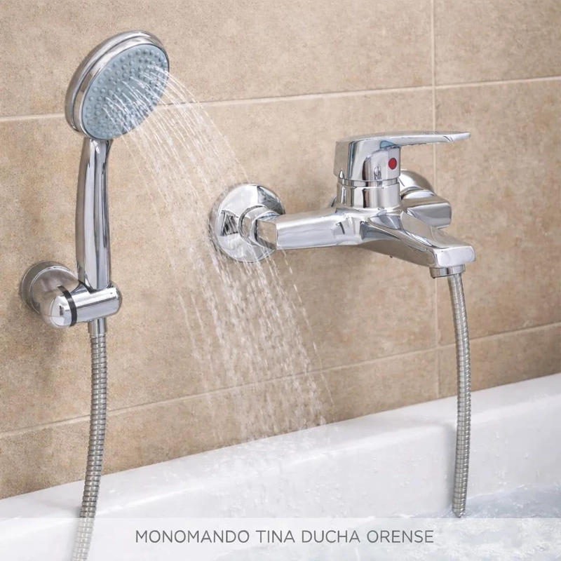 MONOMANDO PARA TINA Y DUCHA CON DISEÑO MODERNO - 2