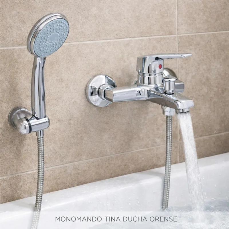 MONOMANDO PARA TINA Y DUCHA CON DISEÑO MODERNO - 3