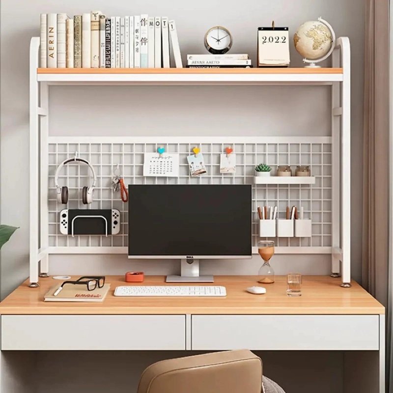 ORGANIZADOR DE ESCRITORIO MULTIFUNCIONAL CON REPISA - 5