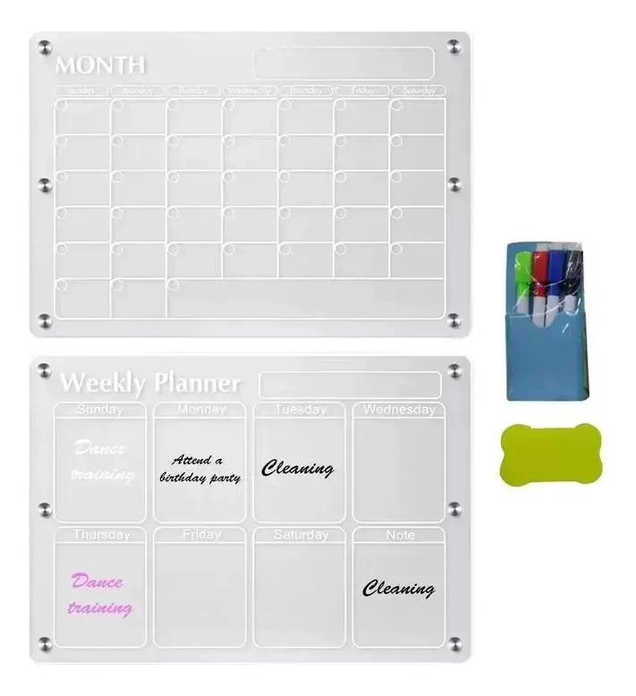 PACK 2 PIZARRAS MAGNE TICAS PLANIFICADORAS - 1