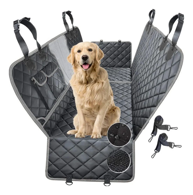 PROTECTOR DE ASIENTO DE AUTO PARA MASCOTAS IMPERMEABLE - 1