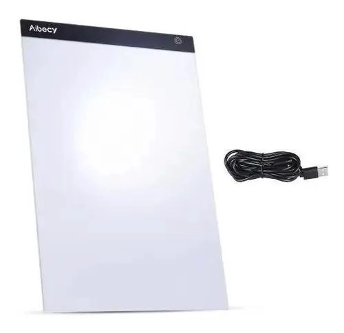 MESA DE LUZ PORTATIL A4 CON DISEÑO LED - 2