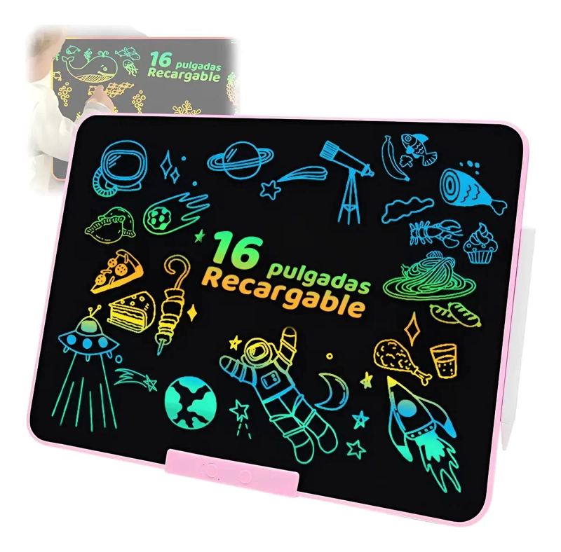 PIZARRA DIGITAL MAGICA LCD RECARGABLE 16 PULGADAS - 1