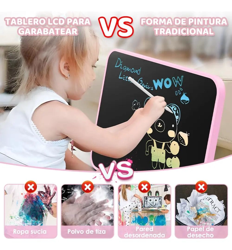 PIZARRA DIGITAL MAGICA LCD RECARGABLE 16 PULGADAS - 5