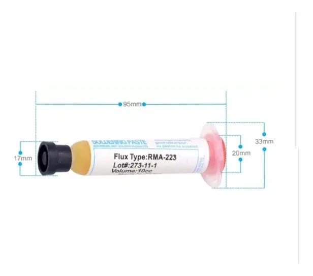 PACK DE 4 FLUX PARA SOLDAR RMA-223 CON AGUJA - 3