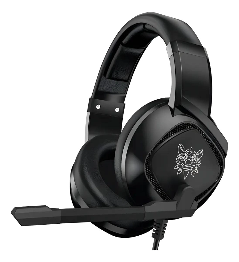 AUDIFONOS GAMER DIADEMA INALAMBRICA K19 NEGRO - 1