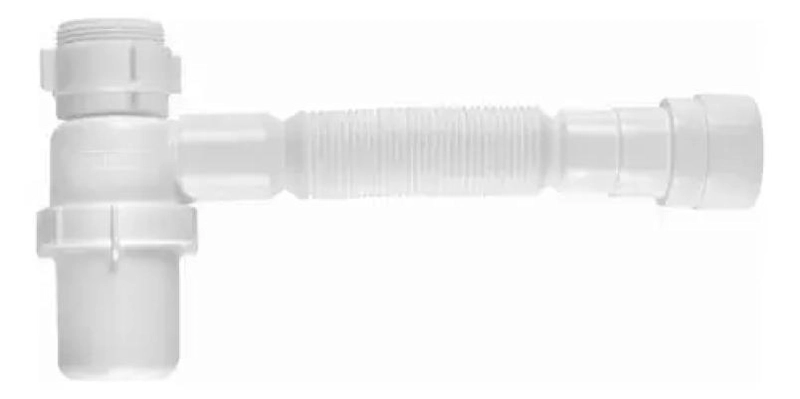 SIFON FLEXIBLE PLASTICO PARA LAVAPLATOS 2 TAZAS - 2