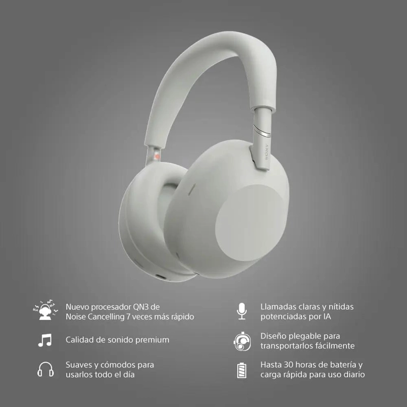 AUDIFONOS INALAMBRICOS CON CANCELACION DE RUIDO - 3