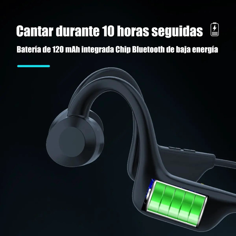 AUDIFONO INALAMBRICO DEPORTIVO CONDUCCION OSEA - 3
