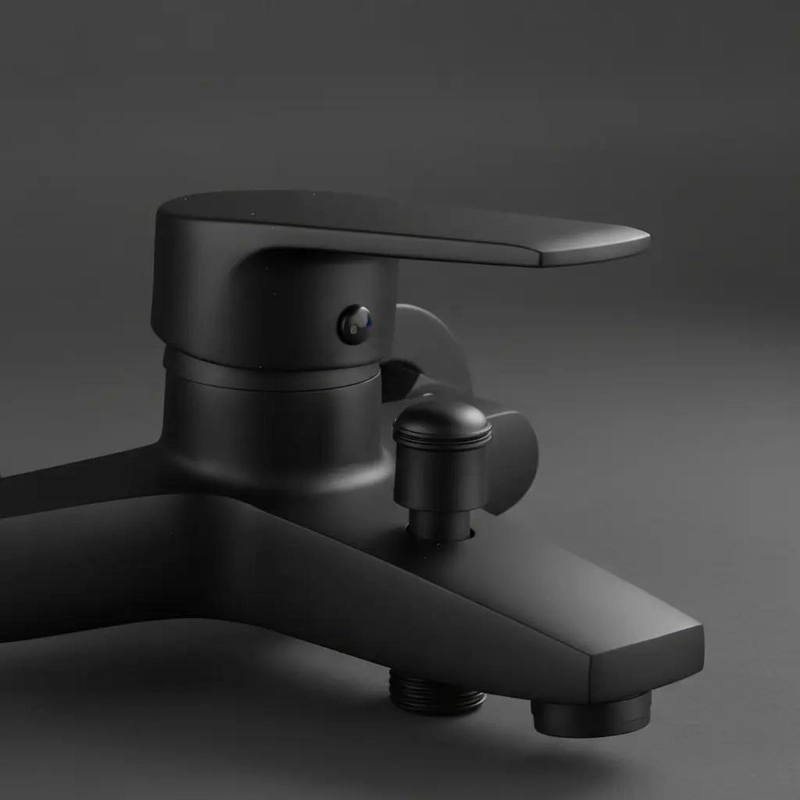 LLAVE MONOMANDO NEGRO MATE PARA TINA Y DUCHA - 4