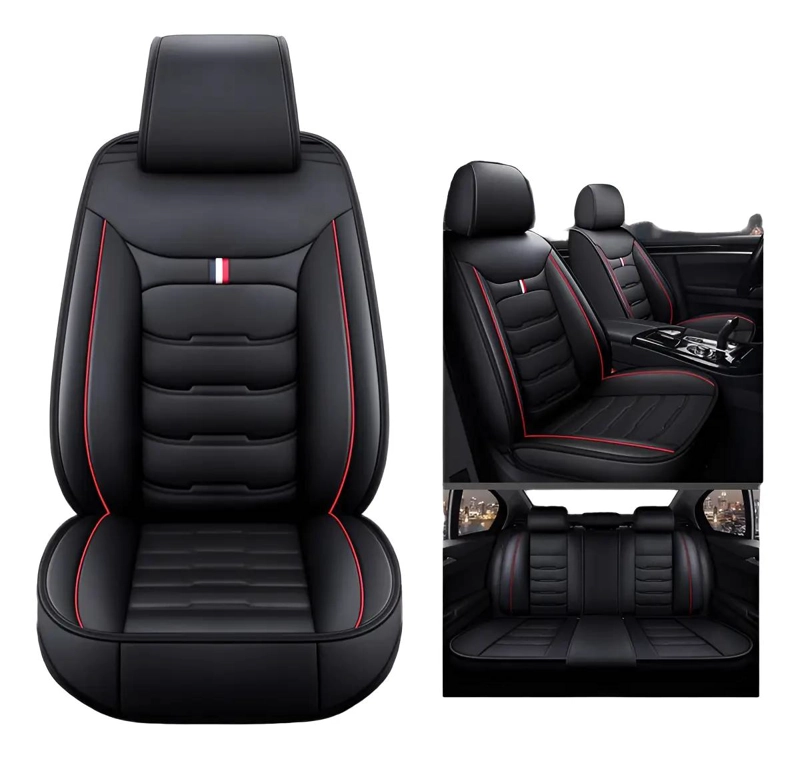 FUNDA CUBRE ASIENTO ECOCUERO SET 5 PIEZAS - 1