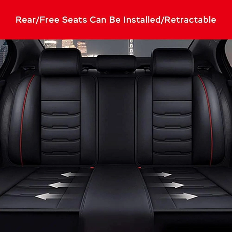 FUNDA CUBRE ASIENTO ECOCUERO SET 5 PIEZAS - 3