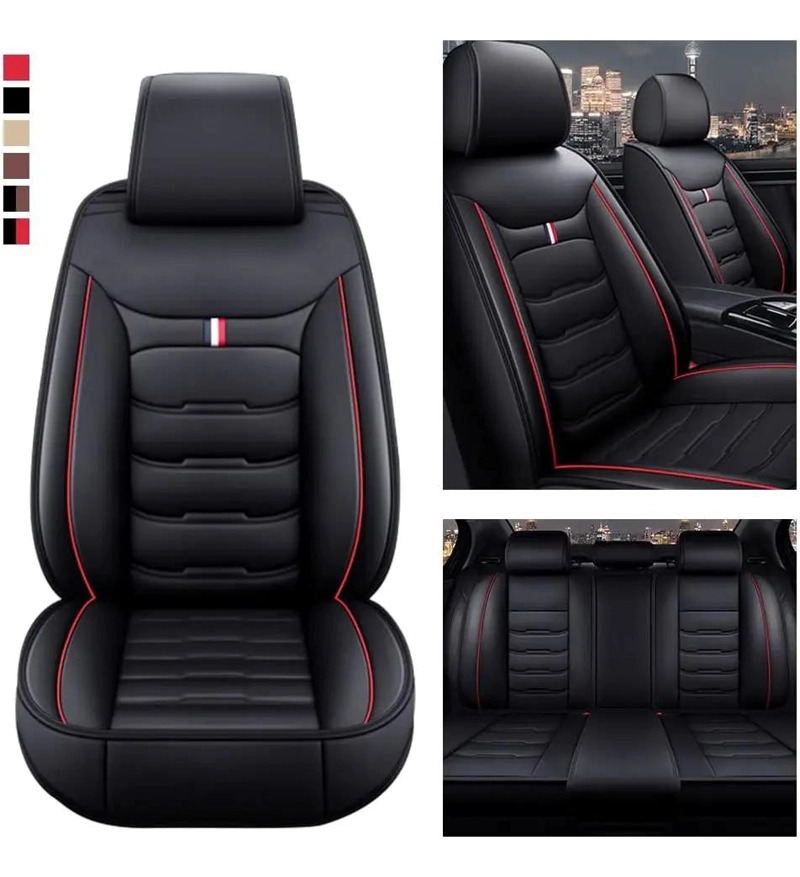 FUNDA CUBRE ASIENTO ECOCUERO SET 5 PIEZAS - 5