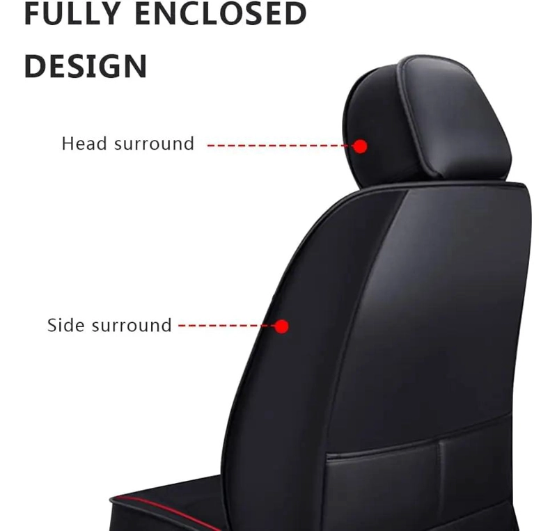 FUNDA CUBRE ASIENTO ECOCUERO SET 5 PIEZAS - 10