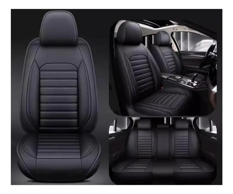 FUNDA CUBRE ASIENTO ECOCUERO SET 5 PZS - 1