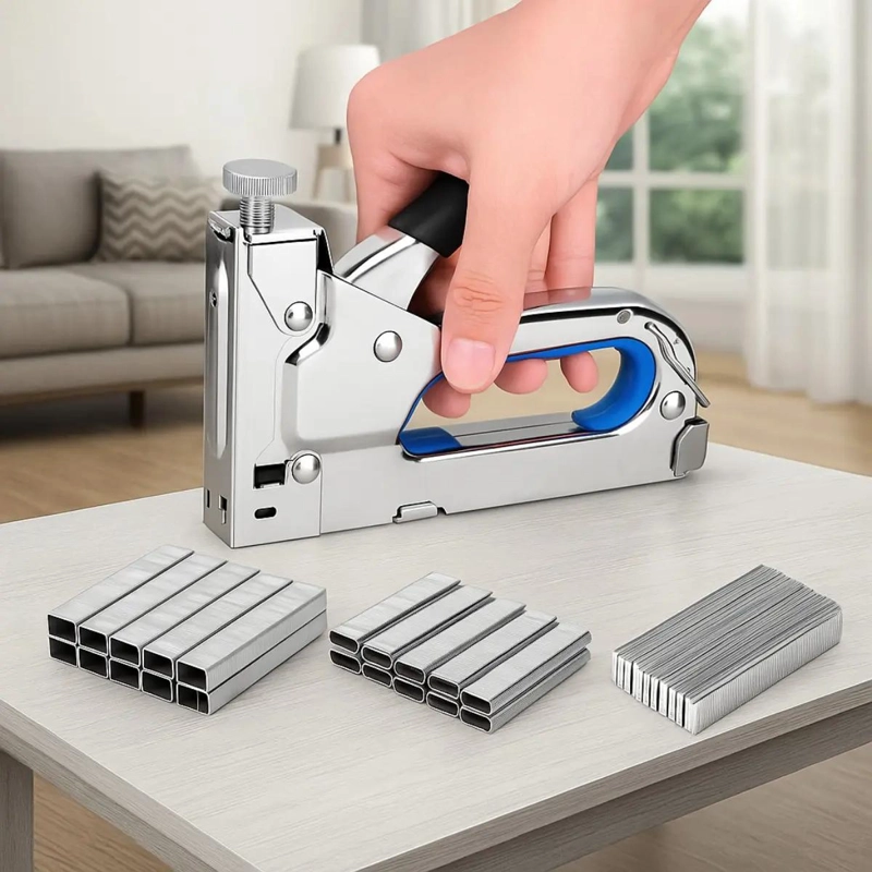 ENGRAPADORA TIPO PISTOLA PARA TAPICERIA 3000 GRAPAS - 3