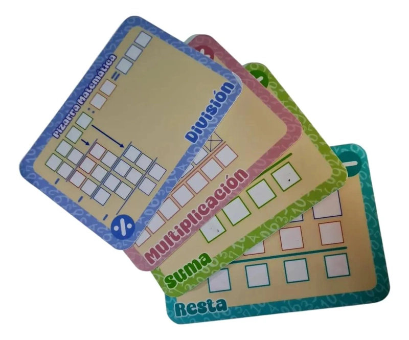 PIZARRAS ACRILICAS PARA MATEMATICAS - 1
