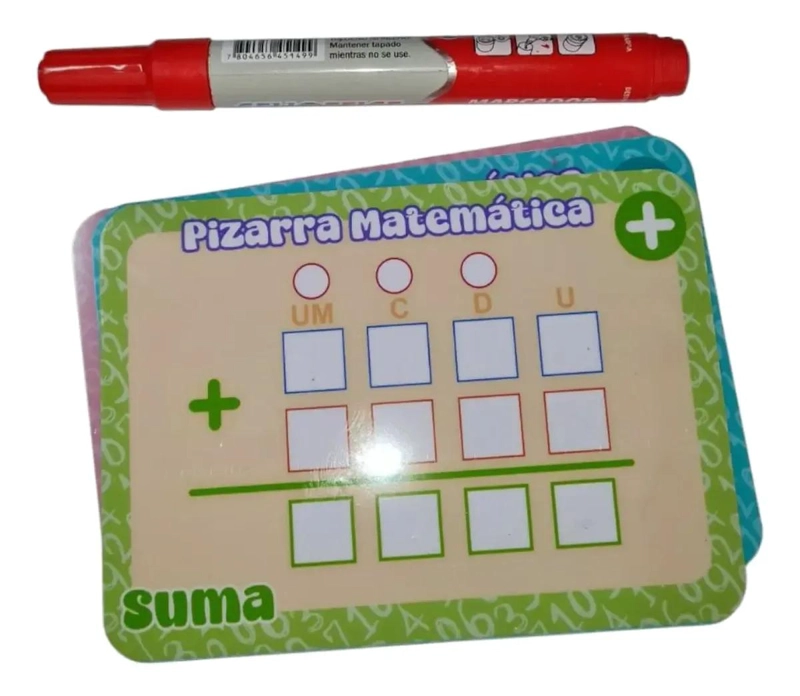 PIZARRAS ACRILICAS PARA MATEMATICAS - 5