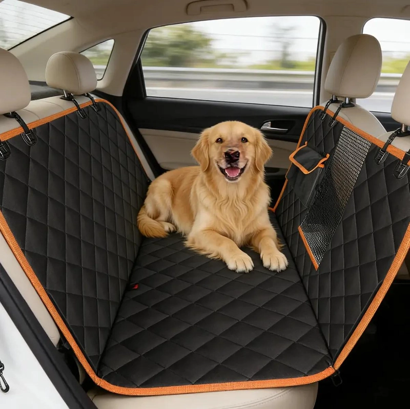 PROTECTOR IMPERMEABLE PARA ASIENTO DE AUTO PARA PERROS - 4