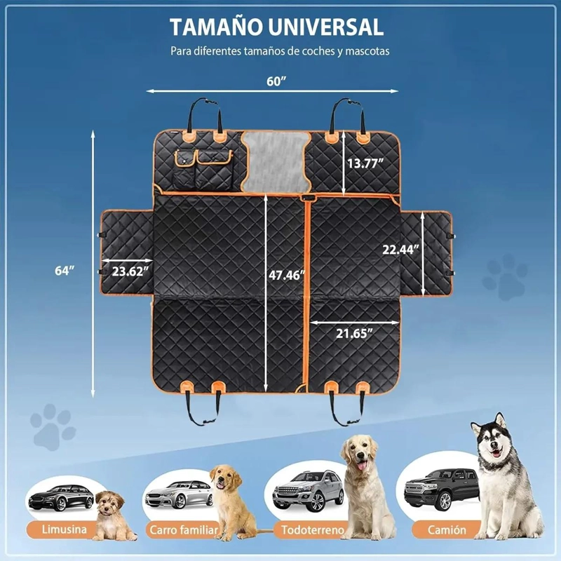 PROTECTOR PARA ASIENTO DE AUTO PARA MASCOTAS - 2