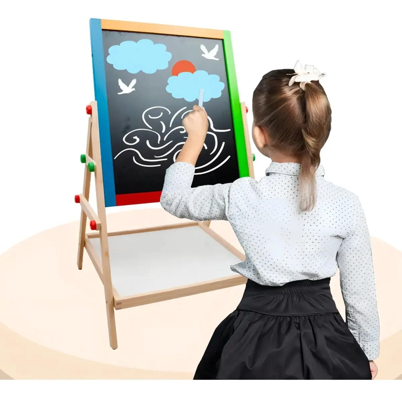 PIZARRA ATRIL MAGNE TICA DOBLE PARA NIÑOS - 4