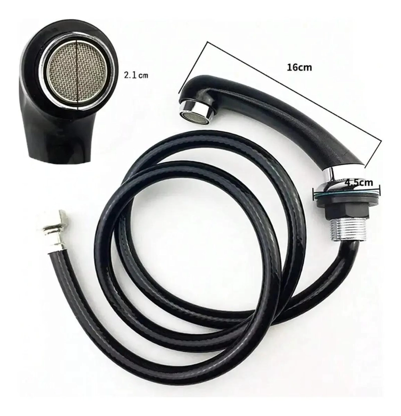 LLAVE MONOMANDO Y DUCHA FIJA PARA PELUQUERIA - 5