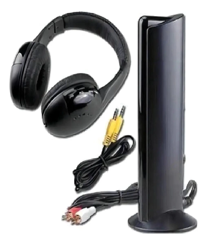 AUDIFONO INALAMBRICO CON RADIO FM COLOR NEGRO - 3
