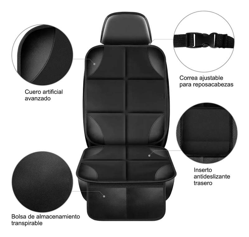 FUNDA ACOLCHADA PARA ASIENTO DE AUTO SUV - 4