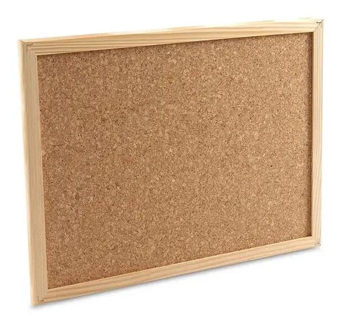PIZARRA CORCHO 50X70 CON BORDE DE MADERA - 5