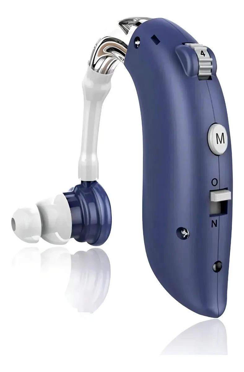AUDIFONO RECARGABLE PARA SORDOS COLOR AZUL - 1