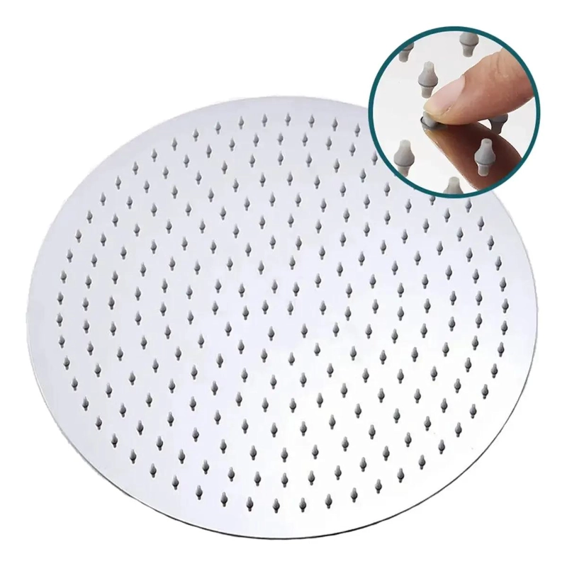 PLATO DUCHA REDONDO ACERO INOXIDABLE 20 CM - 5