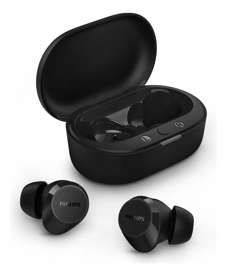 AUDIFONOS BLUETOOTH INALAMBRICOS TWS NEGRO - 1